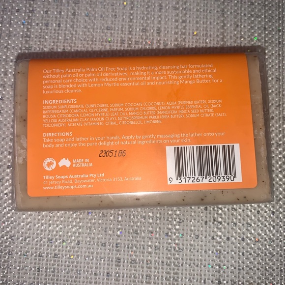 🆕 Tilley Australia Soap Lemon Myrtle & Mango Butter Bar - Picture 3 of 6